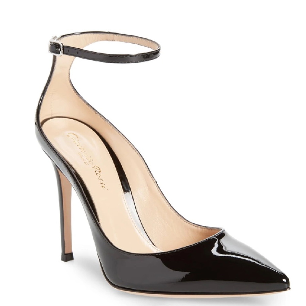 Gianvito Rossi Ankle Strap Pumps Patent Leather size 38 (7)